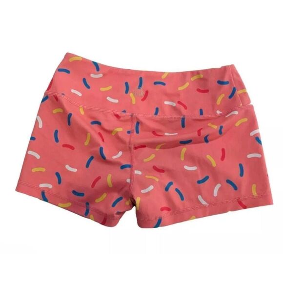 FEED ME FIGHT ME Sprinkle workout active running crossfit shorts Size medium - Picture 2 of 3